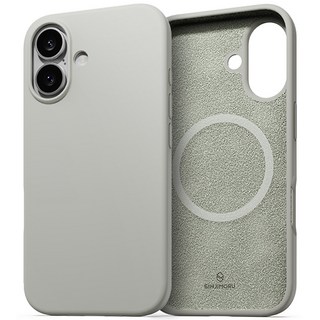 SINJIMORU MagSafe 相容軟握矽膠彩色手機殼