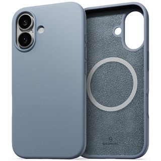 SINJIMORU MagSafe 相容軟握矽膠彩色手機殼