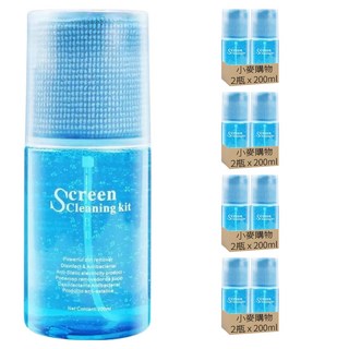 小麥購物 螢幕清潔液 G897, 8瓶, 200ml