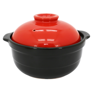 松村窯 色釉砂鍋-10吋, 大容量4500ml, 陶土材質, 29.4cm, 1個