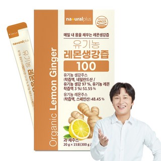 naturalplus 檸檬生薑汁隨身包 15條入, 1個, 300g