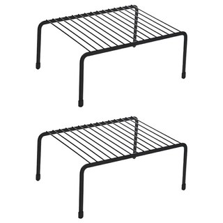 c550鐵藝置物架, 時尚黑, 1層, 2組