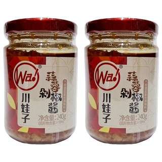 川娃子 蒜蓉剁椒醬, 240g, 2罐