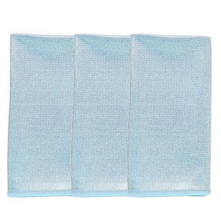 온비유 다용도 악기 닦기 융 원단 40 x 40 cm, 블루, 3개
