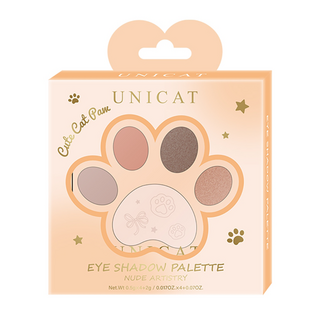 UNICAT 變臉貓 5色眼影盤 藝術家 大地色眼影 貓掌造型, 1盒