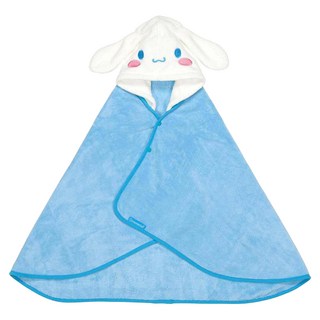 Skater 速乾吸水浴巾附帽, 大耳狗 藍色, 1條