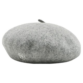 MaritheFrancoisGirbaud 兒童圓圈logo刺繡羊毛貝雷帽