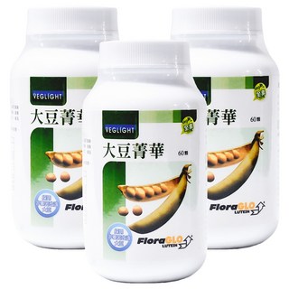 VEGLIGHT 素天堂 大豆菁華膠囊, 60顆, 3瓶