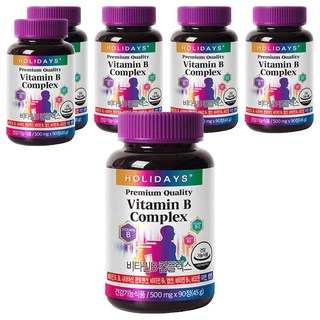 假日維生素 B 複合物, 90顆, 6個