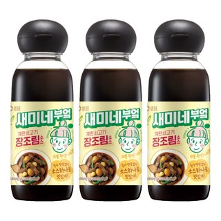 새미네부엌 계란 쇠고기 장조림소스, 300ml, 3개