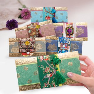 프롬앤투 황금전통 용돈봉투세트 FB222 6종, 혼합색상, 6개