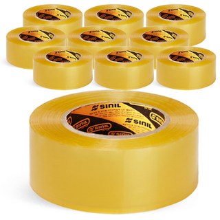 신일테이프 OPP 박스테이프 48mm x 80m, 투명, 10개