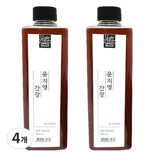 윤지영 간장, 500ml, 4개