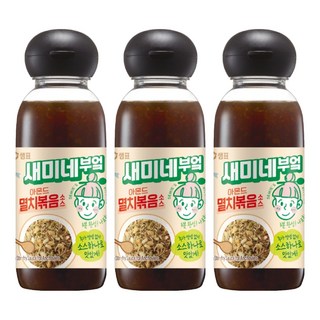 새미네부엌 아몬드 멸치볶음소스, 390g, 3개