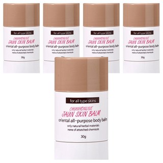 천연라이브 자운스킨밤 스틱형, 30g, 5개