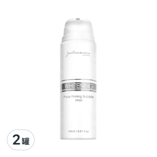 jealousness 婕洛妮絲 灰熊厲害瞬白泡泡面膜 150ml, 1入, 2罐