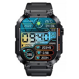 MIVSEN 智慧型通話手錶 K57PRO, 1.96吋, 藍牙, 黑色, 1支