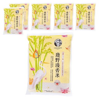 東台糧倉 鹿野漫香米, CNS一等, 高級47號, 台灣出產, 1.8kg, 6包