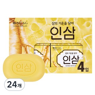 크리오 동산 C & G 인삼비누 인삼향, 90g, 24개