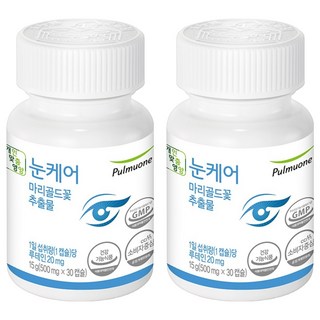 풀무원 눈케어 마리골드꽃 추출물, 2개, 15g