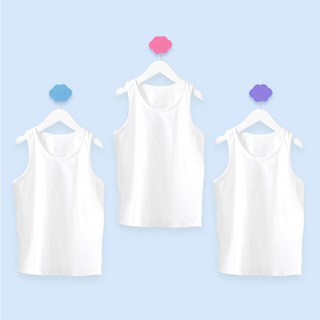 Base Alpha Essential 男童用100%純棉日常背心 3件