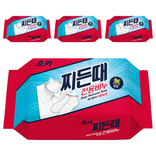 무궁화 소키 찌든때 전용비누 150g 세탁비누, 4개