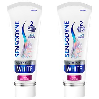 SENSODYNE 舒酸定 專研亮白抗敏牙膏, 100g, 2條