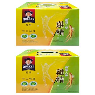 QUAKER 桂格 養氣人蔘雞精 18瓶, 1124ml, 2盒
