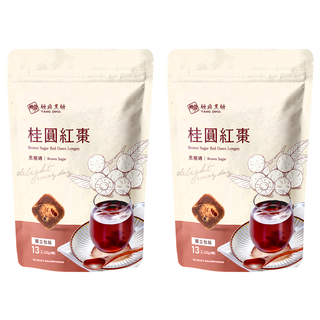 糖鼎 黑糖磚 桂圓紅棗, 30g, 13顆, 2包
