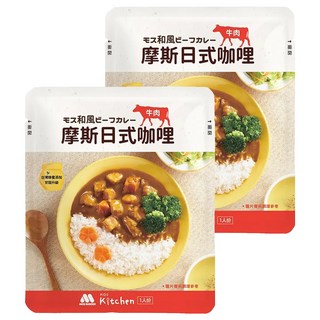 MOS BURGER 摩斯 日式咖哩 牛肉, 200g, 2包