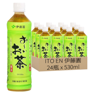 ITO EN 伊藤園 綠茶, 530ml, 24瓶