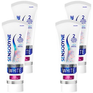SENSODYNE 舒酸定 專研亮白抗敏牙膏, 100g, 4條