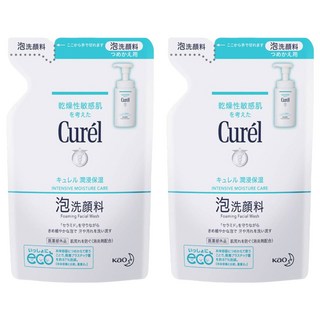 Curel 珂潤 潤浸保濕 洗顏慕絲 補充包, 130ml, 2包