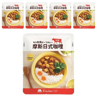 MOS BURGER 摩斯 日式咖哩 牛肉, 200g, 5包