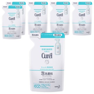 Curel 珂潤 潤浸保濕 洗顏慕絲 補充包, 130ml, 6包