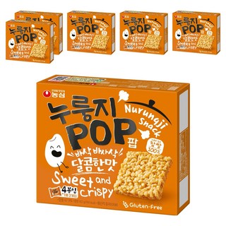 농심 누룽지팝, 142g, 6개