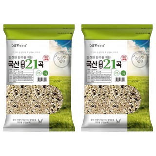국산 혼합 21곡, 1kg, 2개