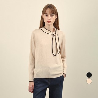 Olivia Lauren 女式領帶彩色組合套頭針織衫 VOCBL4W9121