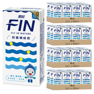 黑松 FIN 好菌補給飲料, 300ml, 96入