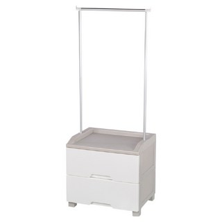 KEYWAY 聯府 衣掛式整理櫃 LT-820 2層, 白色, 1個