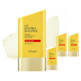 ISA KNOX 伊莎諾絲 UV Sunpro 365 Jumbo 臉部和身體防曬棒 SPF50+ PA++++, 30g, 4個
