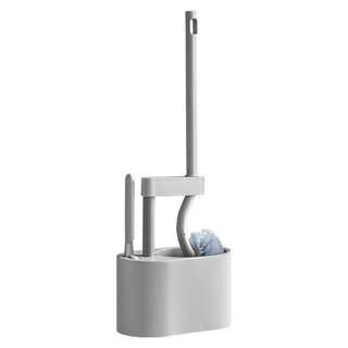 無死角馬桶刷, 灰色, 1支