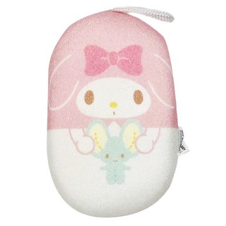 美樂蒂 Santan 三麗鷗卡通沐浴海綿 14 x 8 x 3.2cm, 1個