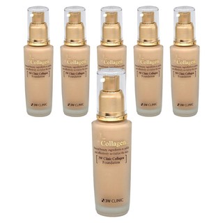 3W클리닉 콜라겐 파운데이션 50ml, 23호 내추럴베이지, 6개