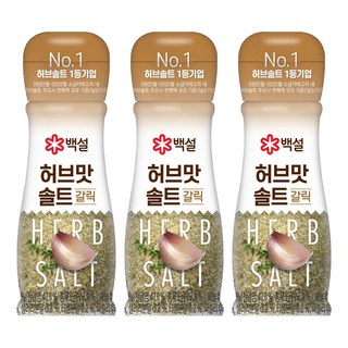백설 허브맛솔트 갈릭, 50g, 3개