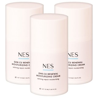 NES cosmetics 恩藝偲 藍銅胜肽修護水凝霜 GHK-CU Renewal Moisturizing Cream, 55ml, 3盒