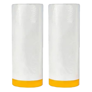 家具防塵膜 PE 200x2000cm 防水防塵防油汙, 透明, 2捲