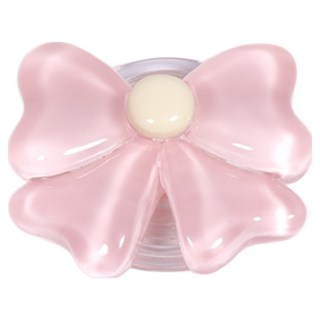 多延璟 粉彩環形把手掛環支架 手機氣囊支架 緞帶糖果, 粉紅色, 1個