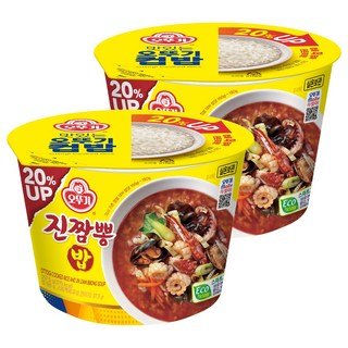 OTTOGI 不倒翁 金螃蟹海鮮湯飯 杯裝, 2入