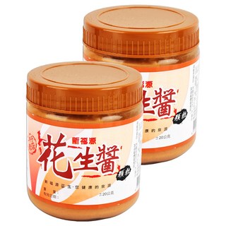 新福源 顆粒花生醬, 350g, 2罐